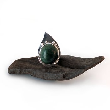 A Drop in the Ocean Pounamu Ring-jewellery-The Vault