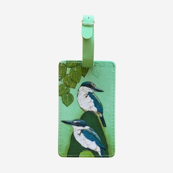 Luggage Tag Kingfisher-artists-and-brands-The Vault