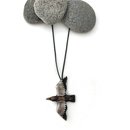 Seabird Pendant Bronze Silver