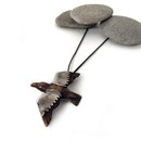 Seabird Pendant Bronze Silver