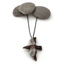 Seabird Pendant Bronze Silver