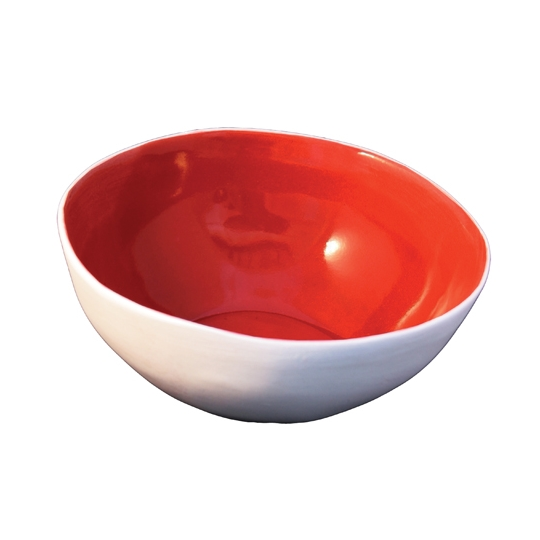Round Ceramic Bowl 120mm - Red