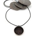 Plumage Pendant Bronze Silver