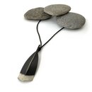 Huia Feather Pendant Silver