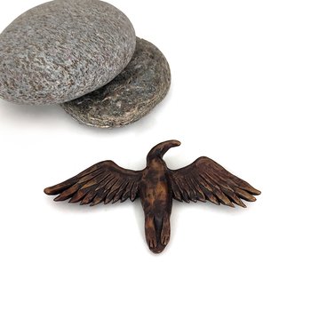 Shag Brooch Bronze-jewellery-The Vault