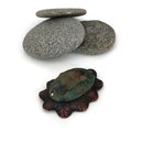 Large Sea Slug Brooch Copper Silver