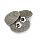 Manuka Flower Earrings MOP Silver