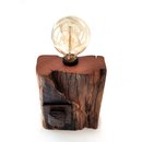 Reclaimed Jarrah Wharf Timber Iron Bolt Lamp
