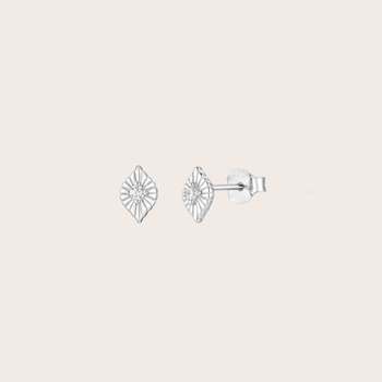 True Sight Studs Silver-jewellery-The Vault
