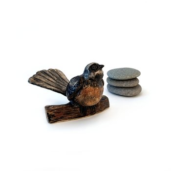 Ceramic Sculpture Piwakawaka-artists-and-brands-The Vault