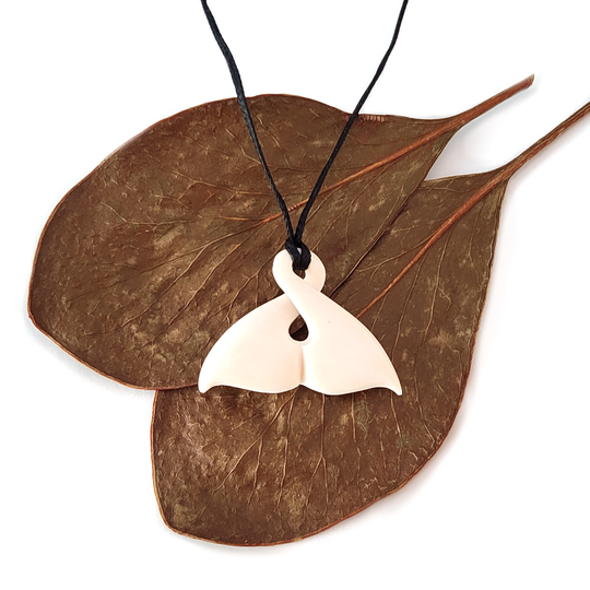 Bone Pendant Whale Tail