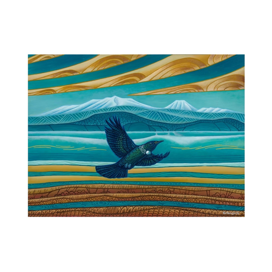 Lake Taupo & Tui A3 Print