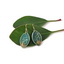 Porcelain Earrings Leaf