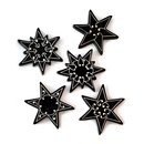 Single Matariki Wall Star Black 