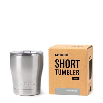 Smoco Short Tumbler 2.0 Brushed Stainless-artists-and-brands-The Vault