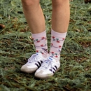 Pohutukawa Merino Wool Crew Socks 