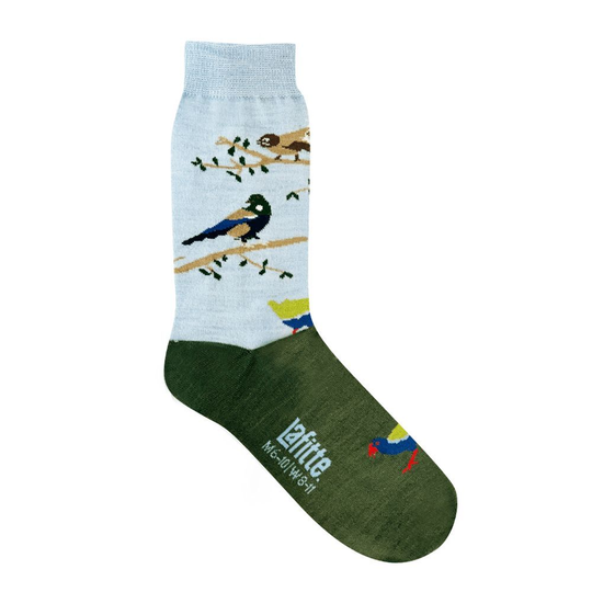Birds of NZ Merino Wool Crew Socks 