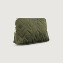 Ahi Velvet Cosmetic Bag Green