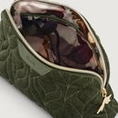 Ahi Velvet Cosmetic Bag Green