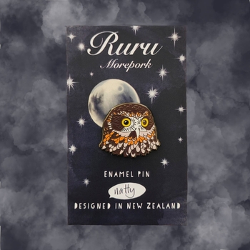 Ruru Enamel Pin-jewellery-The Vault