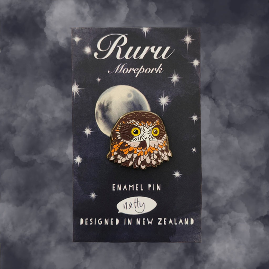 Ruru Enamel Pin