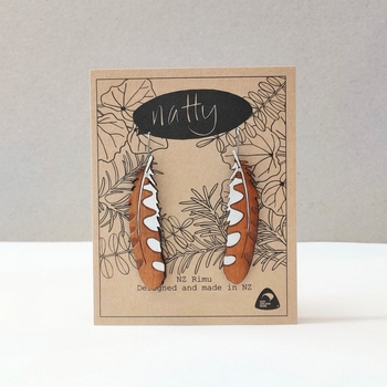 Ruru Feather Earrings-jewellery-The Vault