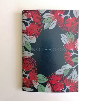 Pohutukawa Notebook A6-artists-and-brands-The Vault