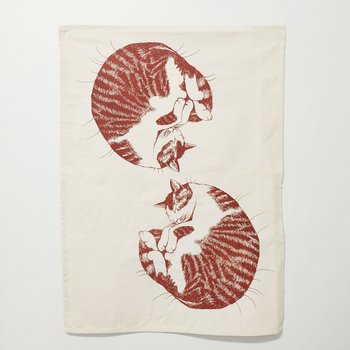 Cat Nap Tea Towel-artists-and-brands-The Vault