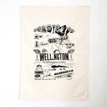Wellington Tea Towel-artists-and-brands-The Vault