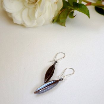 Copper Seeded Earrings-jewellery-The Vault