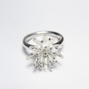 Mt Cook Lily Ring Silver