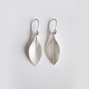 Silver Rata Earrings Small-jewellery-The Vault