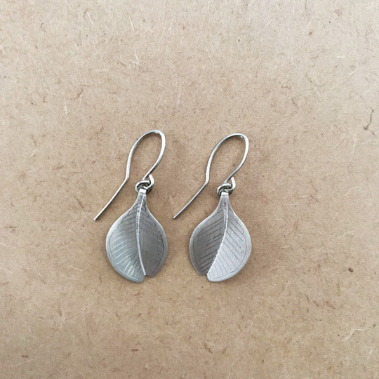 Silver Round Rata Earrings