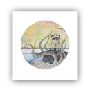 Bean Rock Lighthouse Limited Edition Print A5 Square