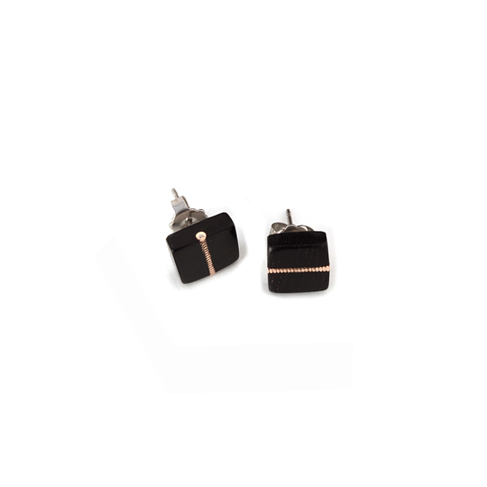 Piano Key Studs Square