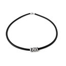 Rings of Victory on Rubber Pendant