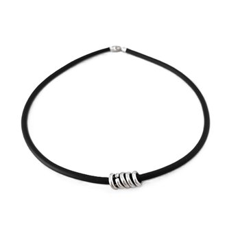 Rings of Victory on Rubber Pendant-jewellery-The Vault
