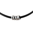 Rings of Victory on Rubber Pendant