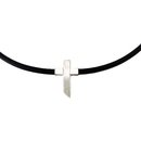 Mini Cross Necklace Rubber