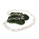 Silver Oval and Round Link Chain