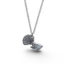 Small Fantail Pendant Silver