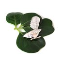 Fantail Brooch Silver