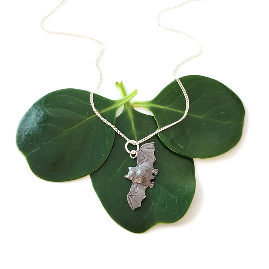 Mini Pekakeka Bat Dangly Necklace