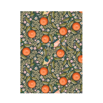 Waxeyes & Mandarins Tea Towel-lifestyle-The Vault