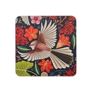 Chirpy Fantail Sqaure Coaster Single