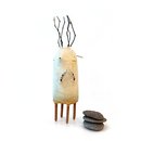Nim and the Crown Paper Mache Sculpture