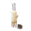 Nim and the Crown Paper Mache Sculpture
