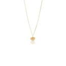 Mini Fan Tail Pendant Gold Plate