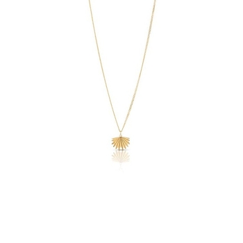 Mini Fan Tail Pendant Gold Plate-jewellery-The Vault