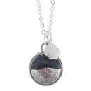 Petite Silver Foil Necklace
